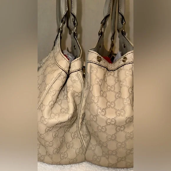 Gucci Beige Guccissima Leather Medium Sukey Tote bag. - Picture 4 of 11